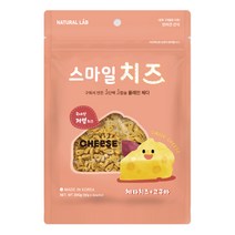 네츄럴랩 스마일 치즈 강아지 간식 200g, 체다치즈 + 고구마 혼합맛, 1개