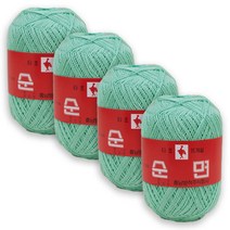 타조 순면 30수 구정뜨개실 4p, 134 민트, 4개