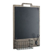 벽걸이 인테리어 게시판 블랙보드 칠판 그레이, 나무