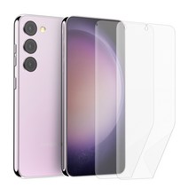 케이엠디자인 지문방지 저반사 종이질감 풀커버 휴대폰 액정보호필름 2p 세트, 1세트