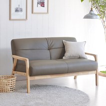 보니애가구 아이야 원목 2인용 소파 방문설치, 카푸치노