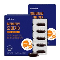 뉴트리원 멀티비타민 종합비타민 오메가3 EPA DHA, 50캡슐, 2개