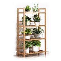 더자카 베이직 스탠드 4단 선반, 우드