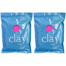 전문가용 클레이 2p, 형광핑크, 500g