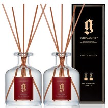 GIOVANNY 시그니처 아로마 디퓨저 더블에디션 250ml x 2p, 로즈스펠