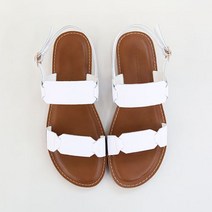 분홍코끼리 여성용 쫀득몰드창 랩소디 가죽 샌들 2cm