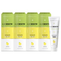 에어화이트 모이스춰 리프레쉬 치약, 100ml, 4개