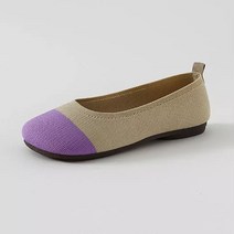 착한구두 모어 배색콤비 니트 플랫슈즈 PLFBR1e038