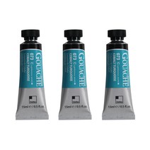 신한화구 전문가 디자이너 과슈 튜브 073 코발트 터콰이스 C Series 3p, 15ml, 1색