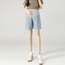 캐주얼 심플한 5부 임산부 반바지