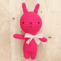 아이한코 뚱이 코튼 Big 코바늘 뜨개질 손뜨개 DIY인형세트, 1세트, 011 진달래