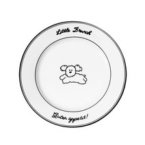 로마네 Little PaPer 세라믹 플레이트, 페퍼, 1개