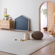 따사룸 PVC 롤매트 12mm, 마블아이보리