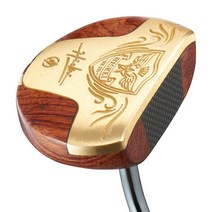 히스케이 말렛 수제 우드 골프 퍼터 86.36cm HK-550, R, 3도