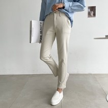 여성용 슬림 세미 일자팬츠 #79480