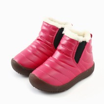 래빗풋 여아용 털 안감 패딩 방한화 부츠