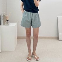 라미르 여성용 바스락 밴딩 쿨링 하프팬츠