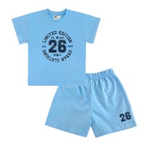 키즈크루 아동용 리미티드26 반팔 티셔츠 + 반바지 세트