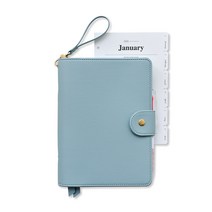 플레픽 프리스타일 바인더 커버 6공 A6, 미디엄 블루, 1개