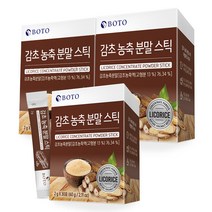 보뚜 감초 농축 분말 스틱 30p, 30포, 3박스