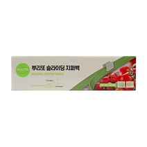 뿌리또 슬라이딩 지퍼백 60p, 대(L), 60개입, 1개