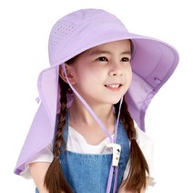 아이엠베베 뽀작플라워 여아동 썬블럭햇 여름 비치 모자 플랩캡