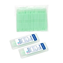 치간 칫솔형 이쑤시개 64mm 휴대용 18p x 2개 + 실속형 400p, 436개입, 1세트