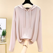 스타 풀오버 솔리드 컬러 데일리 임부 긴팔 후드티