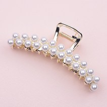 메르시밴드 두줄 진주 집게핀