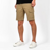 핫코드 남성용 5부 밴딩 카고 면 반바지