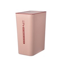 라이프 쓰레기통 대, 핑크, 1개