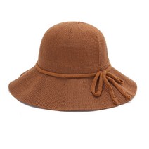 셀레네 심플라인 여름 여성 밀짚모자