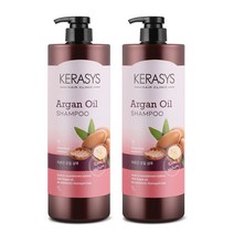 케라시스 아르간오일 샴푸 화이트머스크향, 1L, 2개