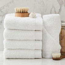 프롬코튼 클레어 프리미엄 호텔수건 180g 40수 코마사, 5개, 화이트