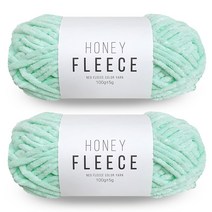 니뜨 허니플리스 뜨개실 100g x 2p, 11 베이비민트