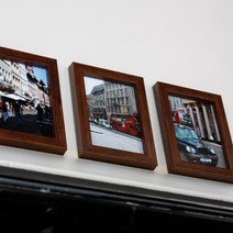 패키지5 액자 2p, 월넛