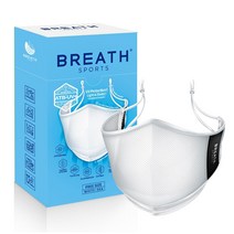 브레스 UV 자외선 차단 스포츠 쿨마스크 8p, 화이트