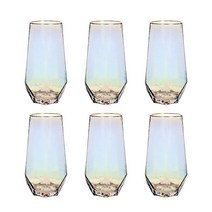 니코트 gold crystal 오로라 글라스 톨 460ml, 6개