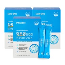 데일리원 락토랩 장건강 프로바이오틱스 30p, 3개, 60g