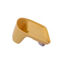 커브드 컬러풀 수세미걸이, 옐로우, 1개