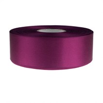 고밀도주자공단 리본끈 25mm, 22 와인색, 45m