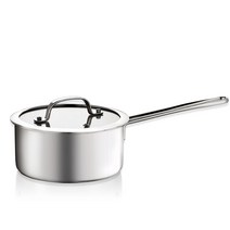 리벤스 IH 인덕션 프리미엄 그랜드 스텐304 바닥 3중 편수냄비 18cm, 38.1 x 19.5 x 12.8 cm