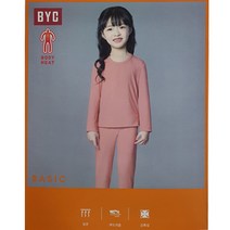 BYC 여아용 보디히트 드림웜 상하 내의세트