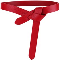 라온투유 가죽 원피스 매듭 벨트