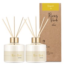살림백서 라이스 앤 허브 디퓨저 2p + 리드스틱 10p, 수선화, 400ml, 1개