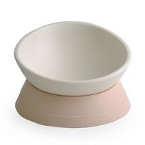 요기쏘 강아지 미끄럼 방지 각도조절 식기, 혼합색상, 1개