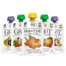 알렉스앤필 첫시작 세트 5p, 1세트, 사과 + 시나몬 혼합맛, 배 + 카다멈 혼합맛, 당근 + 망고 혼합맛