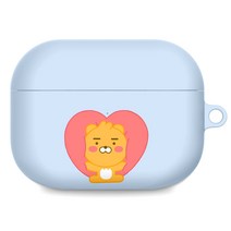 리틀카카오프렌즈 스윗리틀하트 에어팟 프로 하드 케이스, 빅하트 리틀 라이이언 스카이