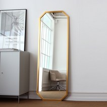 [삼익가구]릴리 골드 팔각 대형 전신거울 600x1800