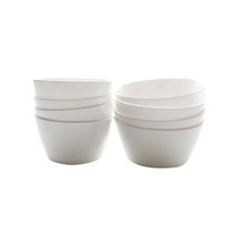엘 화이트 본차이나 젠 공기 4p + 대접 4p